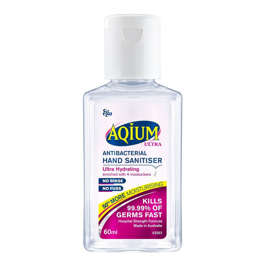 Ego Aqium Ultra Hand Sanitiser 60ml - Cutprice Online
