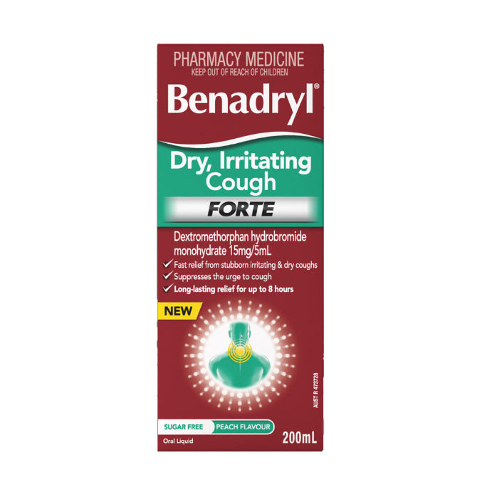 Benadryl Dry Cough Forte 200ml - Cutprice Online