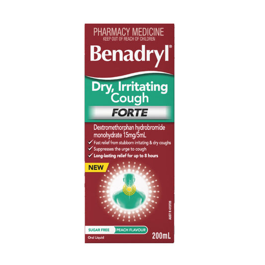 Benadryl Dry Cough Forte 200ml - Cutprice Online