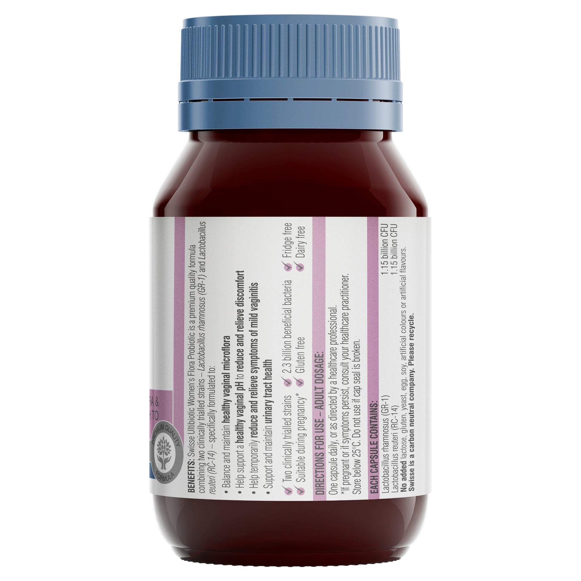 Swisse Ultibiotic Womens Flora Probiotic 30 Capsules - Cutprice Online