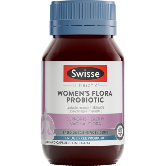 Swisse Ultibiotic Womens Flora Probiotic 30 Capsules - Cutprice Online