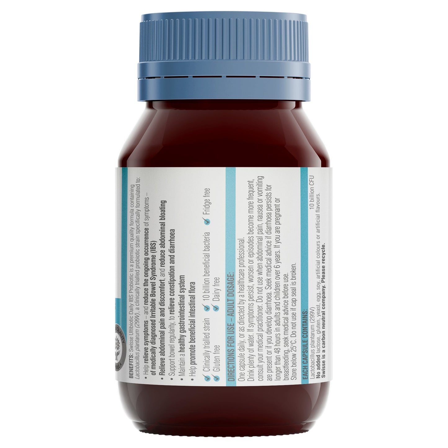 Swisse Ultibiotic Daily IBS Probiotic 30 Capsules - Cutprice Online