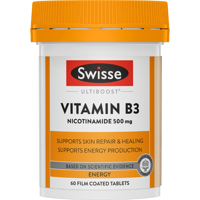 Swisse Ultiboost Vitamin B3 60 Tablets