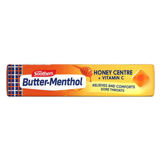 Allens Butter Menthol Honey Centre 10 Lozenges - Cutprice Online