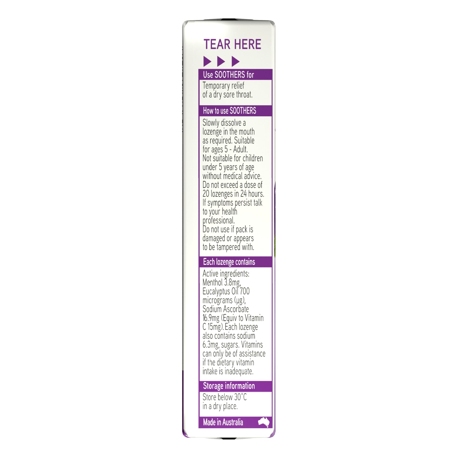 Allens Soothers Blackcurrant Flavour 10 Lozenges - Cutprice Online