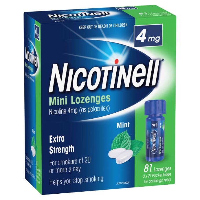 Nicotinell Mint 4mg 81 Mini Lozenges