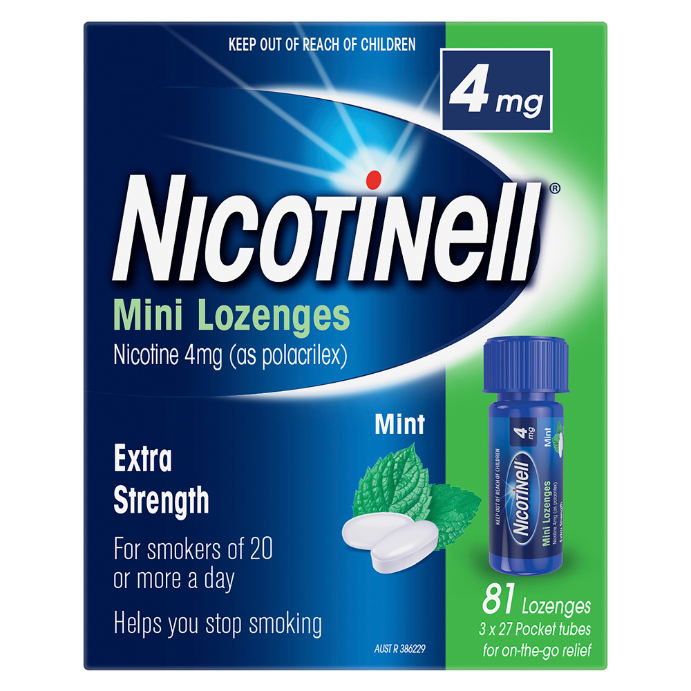 Nicotinell Mint 4mg 81 Mini Lozenges
