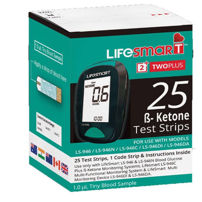 Lifesmart Ketone Strips 25pk