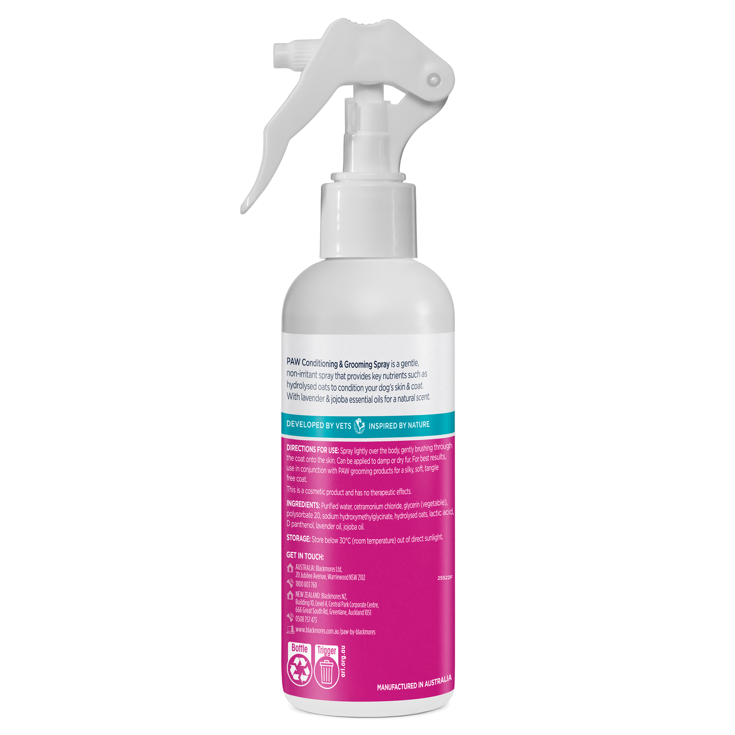 PAW BY BLACKMORES Conditioner & Groom Mist 200ml BLACKMORES