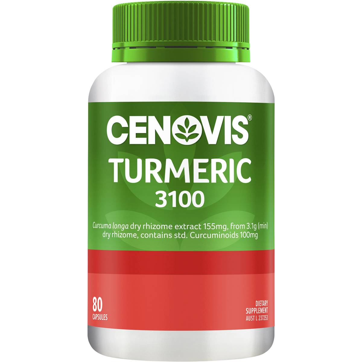 Cenovis Turmeric 3100 80 Capsules - Cutprice Online