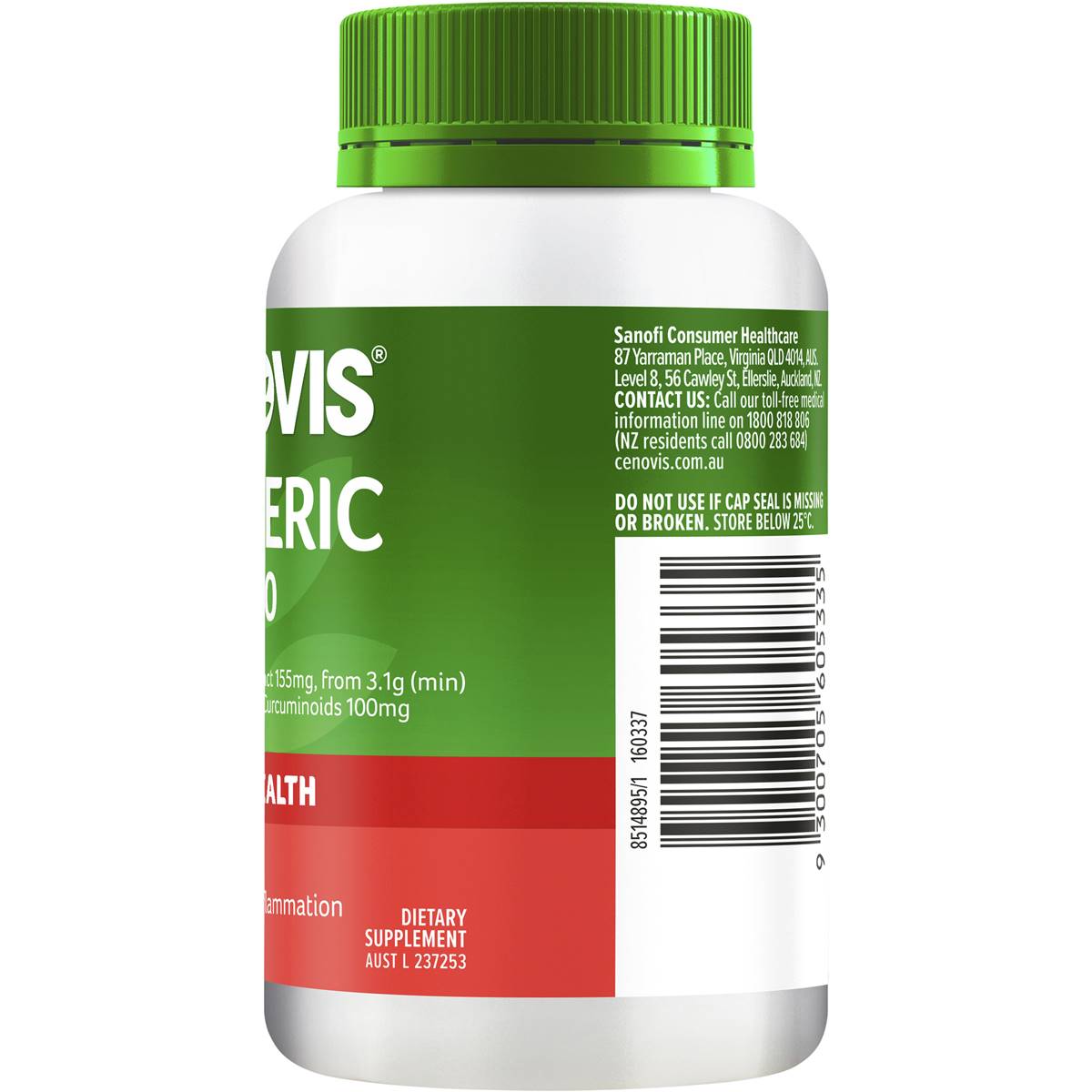 Cenovis Turmeric 3100 80 Capsules - Cutprice Online