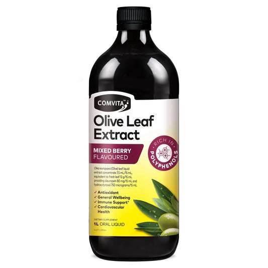 Comvita Olive Leaf Extract Mixed Berry 1 Litre COMVITA