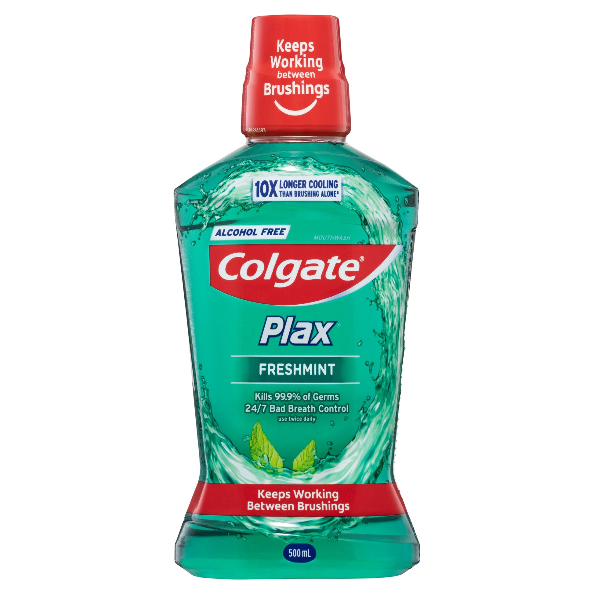 Colgate Plax Alcohol free Antibacterial Freshmint Mouthwash 500mL - Cutprice Online