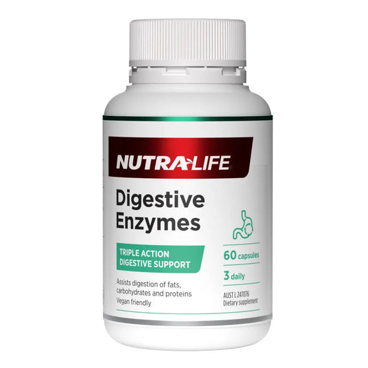 Nutra-Life Digestive Enzymes 60 Capsules NUTRA-LIFE