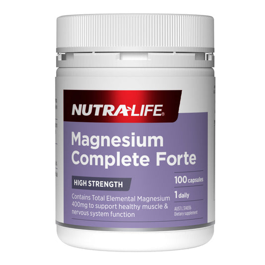 Nutra-Life Magnesium Complete Forte 100 Capsules NUTRA-LIFE