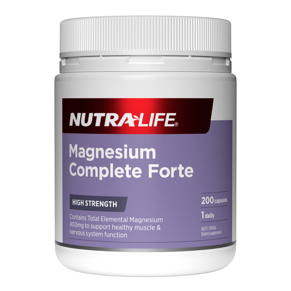 Nutra-Life Magnesium Complete Forte  200 capsules NUTRA-LIFE