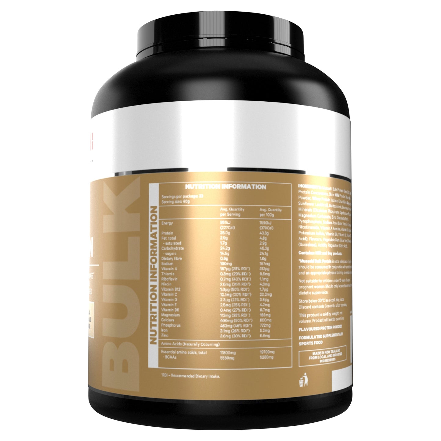 Musashi Bulk Protein Vanilla 2kg - Cutprice Online