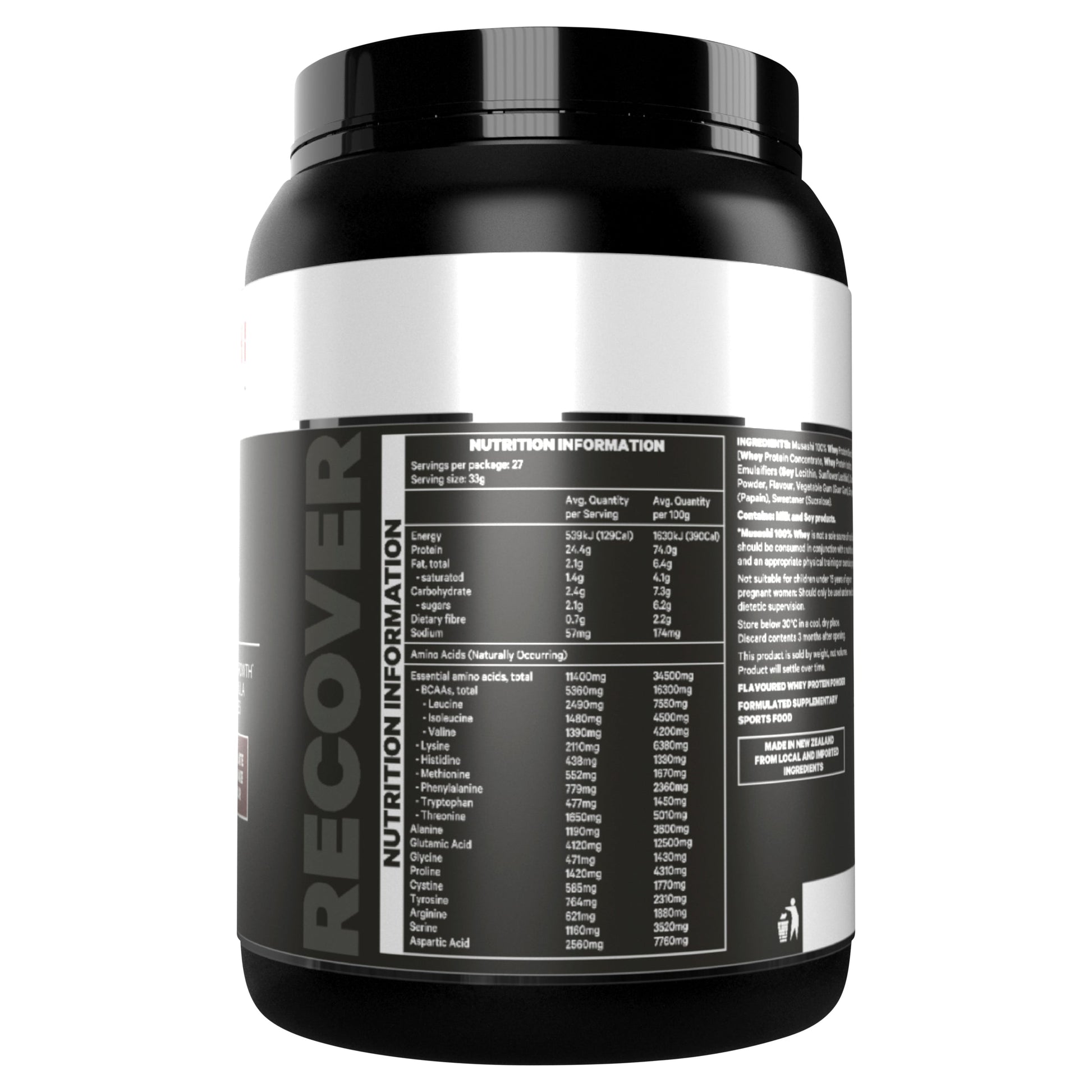Musashi 100% Whey Chocolate 900g - Cutprice Online