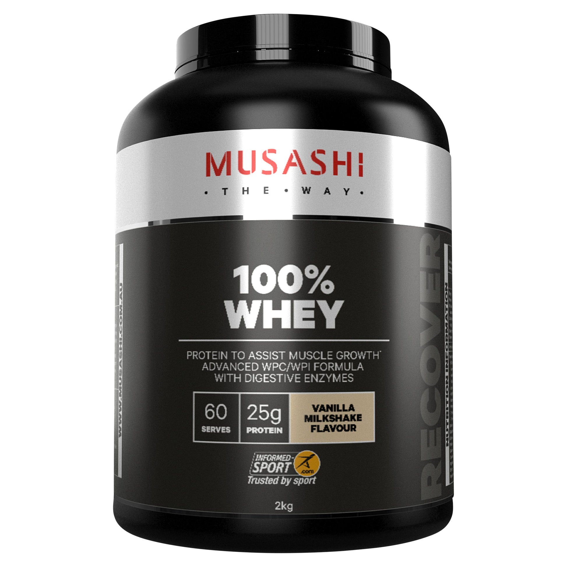 Musashi 100% Whey Vanilla 2kg - Cutprice Online