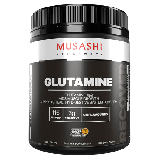 Musashi Glutamine Unflavoured 350g - Cutprice Online