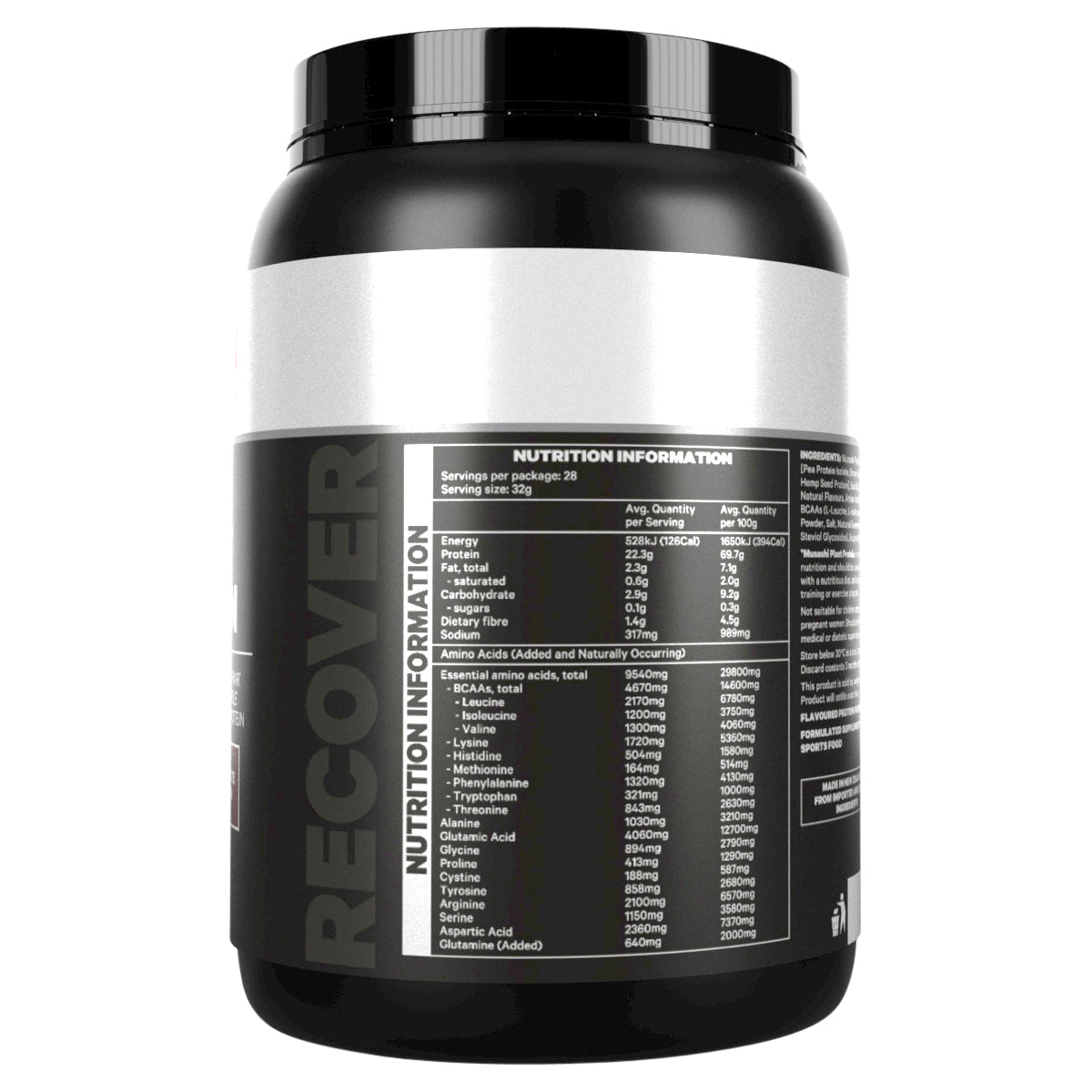 Musashi Plant Protein Chocolate 900g - Cutprice Online