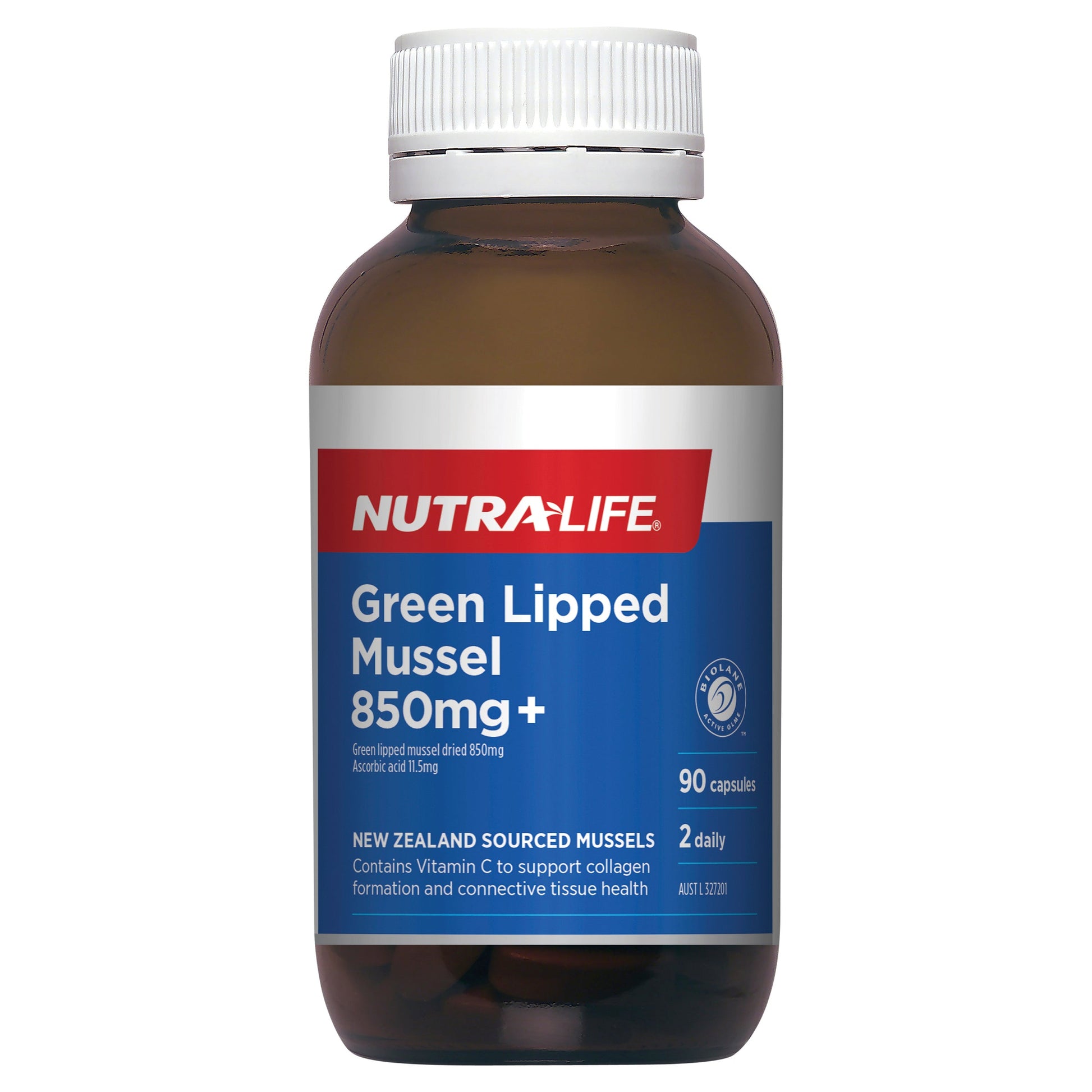 Nutra-Life Green Lipped Mussel 850mg 90 Capsules - Cutprice Online