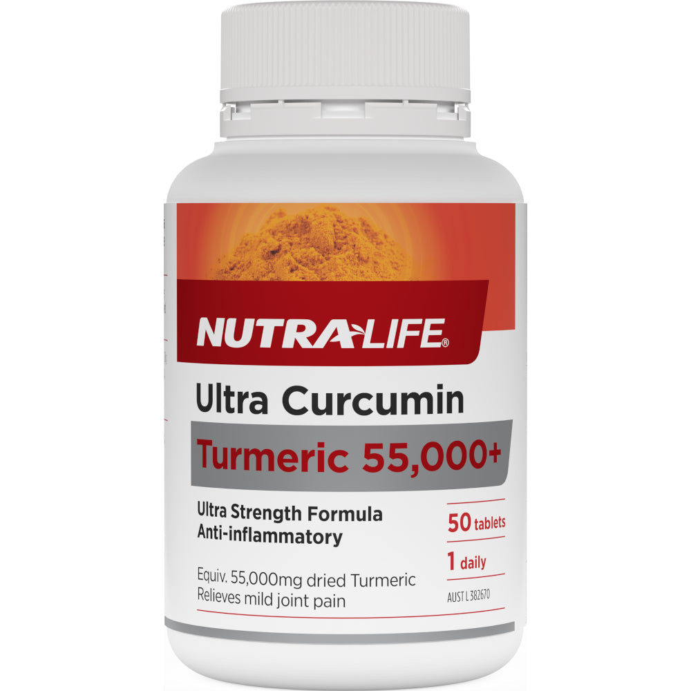 Nutra-Life Ultra Curcumin Turmeric 55000+ 50 Tablets NUTRA-LIFE