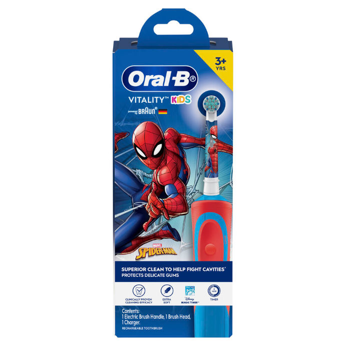 Oral-B Vitality Kids 3+ Years Marvel Spiderman Electric Toothbrush