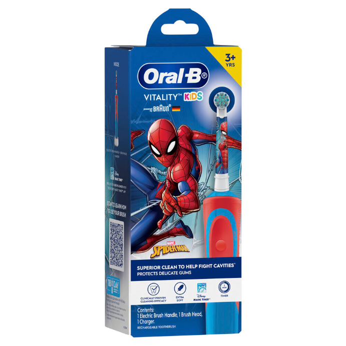 Oral-B Vitality Kids 3+ Years Marvel Spiderman Electric Toothbrush