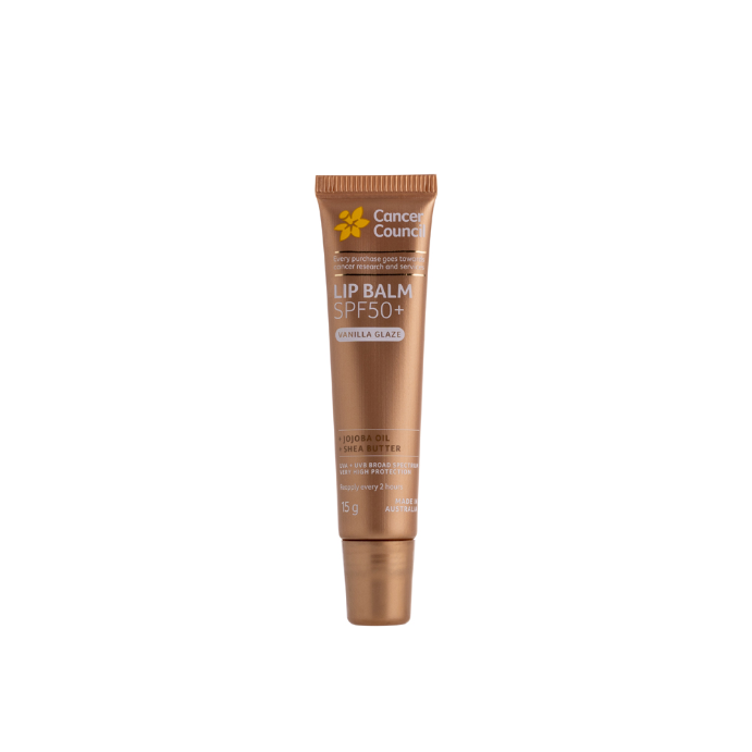 Cancer Council Lip Balm SPF50+ Vanilla Glaze 15g