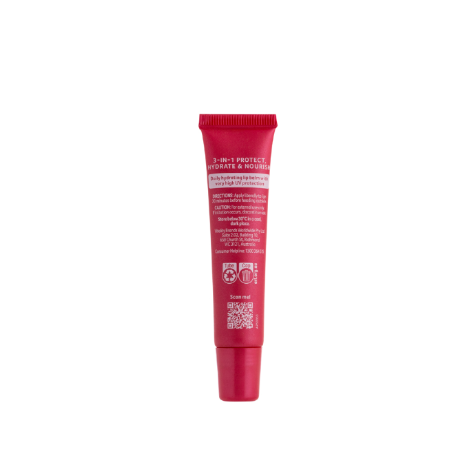 Cancer Council Lip Balm SPF50+ Berry Bliss 15g