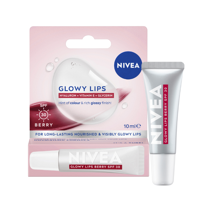 Nivea Lip Care Glowy Lips Berry 10ml