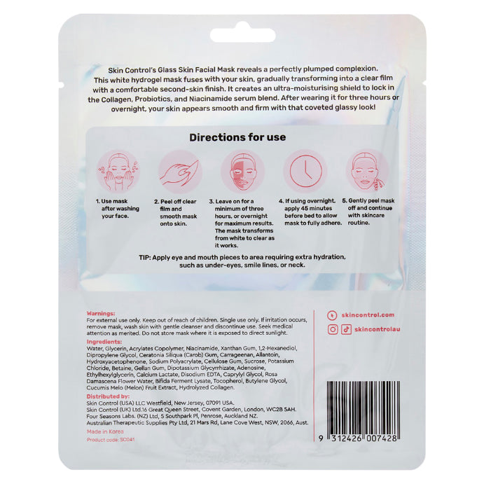Skin Control Glass Skin Coll Fc Mask
