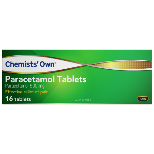 Chemists' Own Paracetamol 500mg 16 Tablets