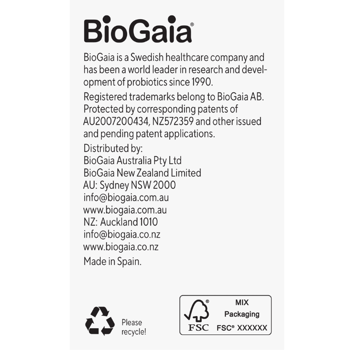 BioGaia Gastrus Pure Action Probiotic Vegan Capsules 30