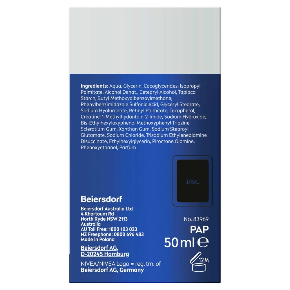 Nivea For Men DNage Anti-Ageing Moisturiser 50ml - Cutprice Online