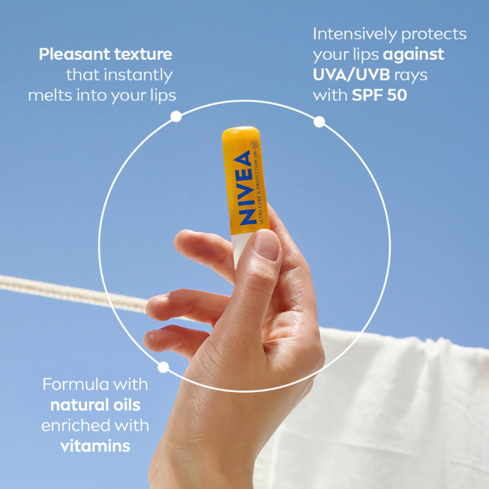 Nivea Lip Ultra Care & Protection SPF50 4.8g