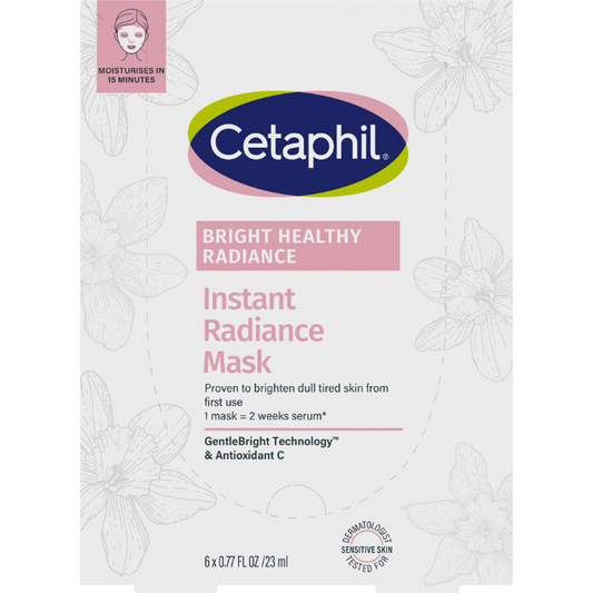 Cetaphil Bright Healthy Radiance Instant Radiance Sheet Mask 6x 23mL