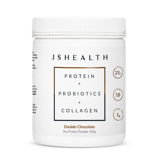 JSHealth Protein + Probiotics + Collagen Double Chocolate 450g