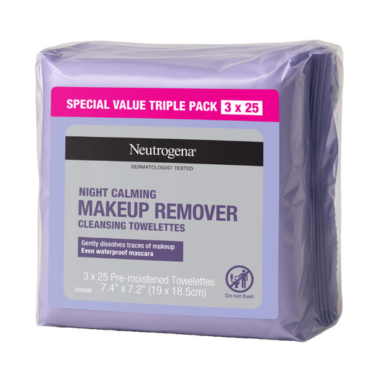 Neutrogena Neutrogena Night Calming Wipes Triple Pack
