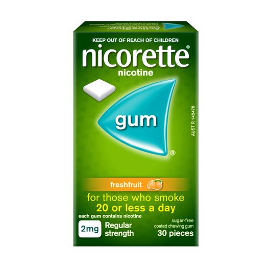 Nicorette Gum Freshfruit 2mg 30pk