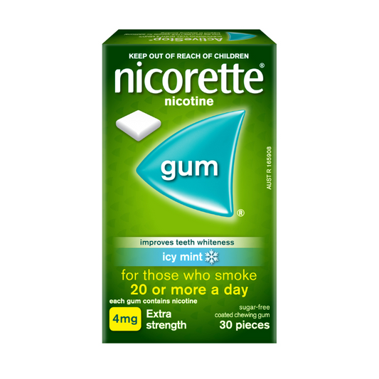 Nicorette Gum Icy Mint 4mg 30pk