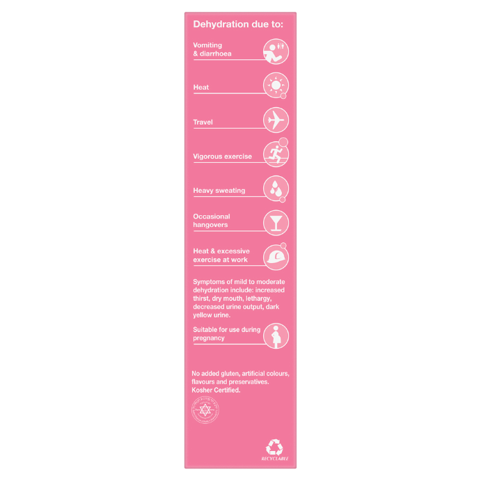 Hydralyte Effervescent Electrolyte 40 Tablets – Watermelon Burst Flavour
