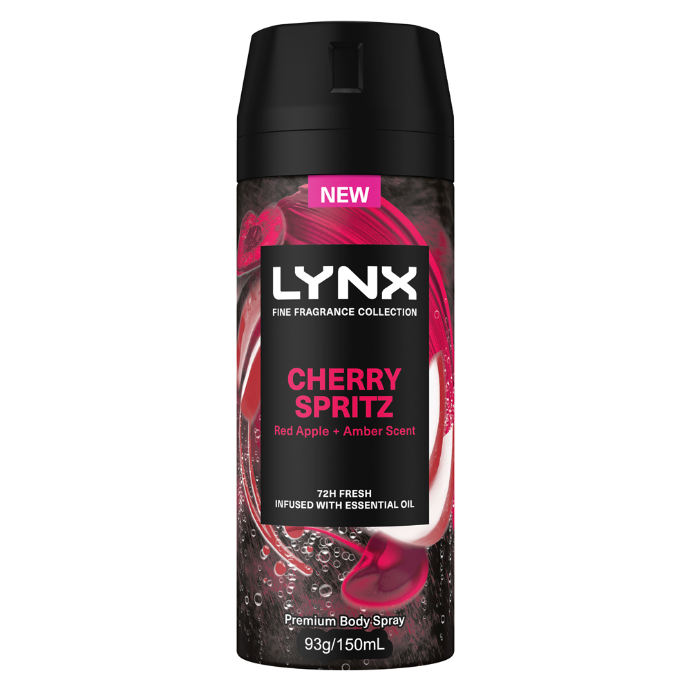 Lynx Deo Aerosl Cherry Spritz 150ml