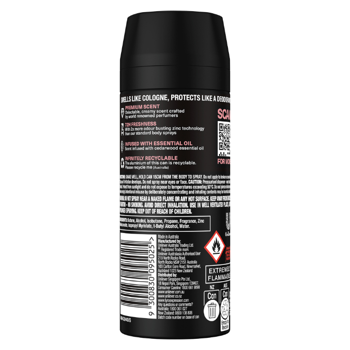 Lynx Deo Aerosl Cocoa Velvet 150ml