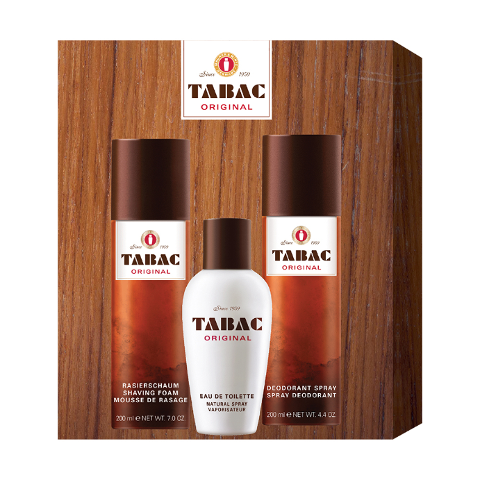 Tabac 100ml EDT 3pc Set Shave Foam, Deo