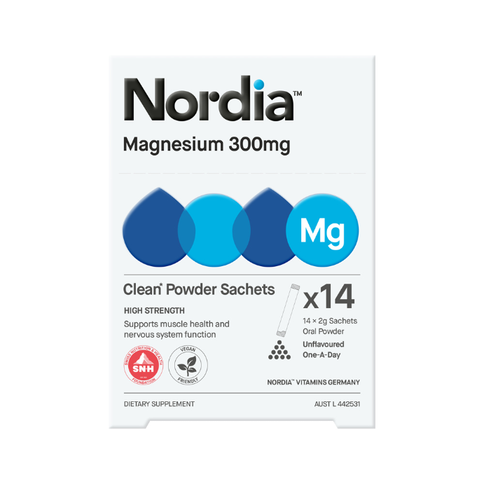 Nordia Magnesium 300mg Sachets 14pk