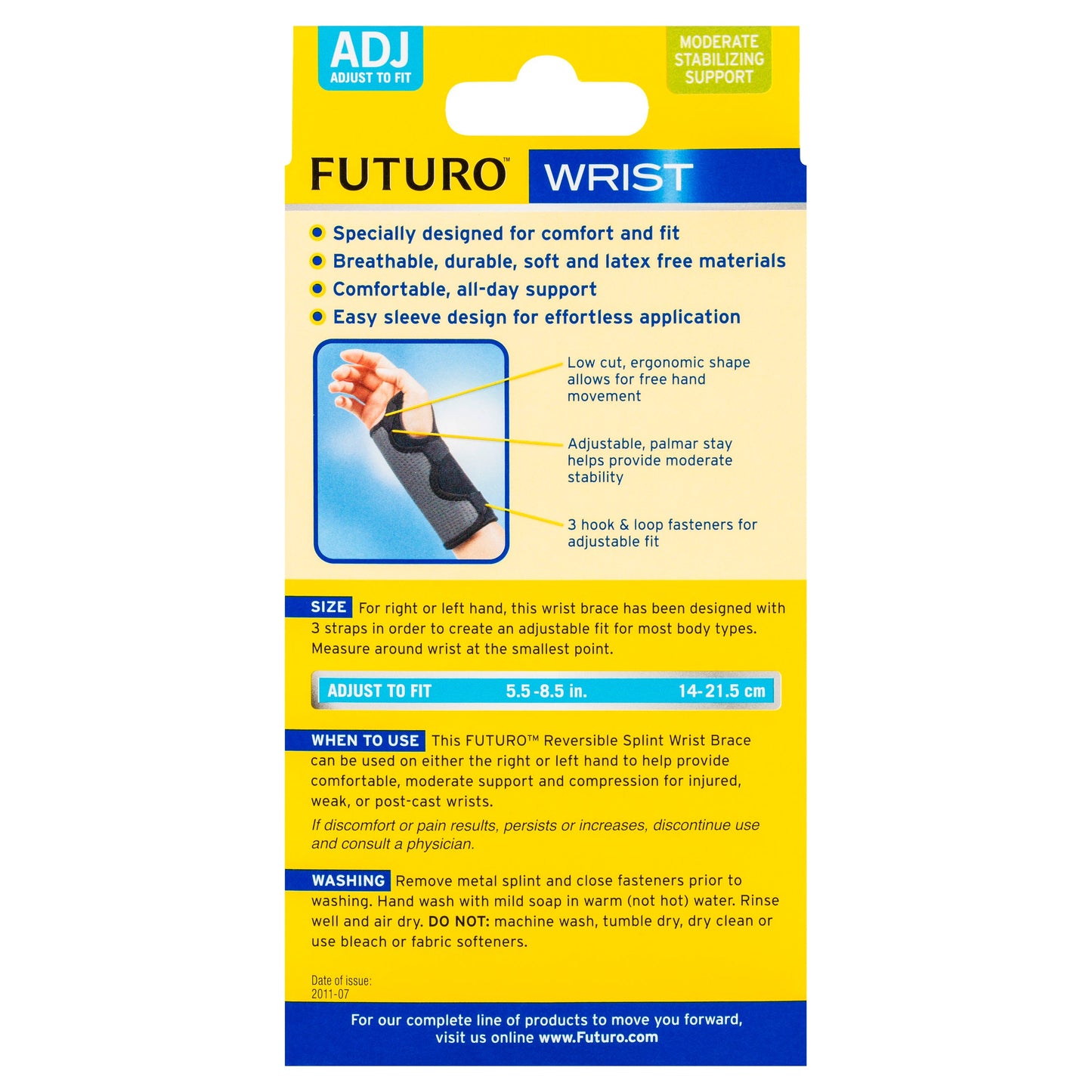 Futuro Comfort Stabilizing Adjustable Wrist Brace