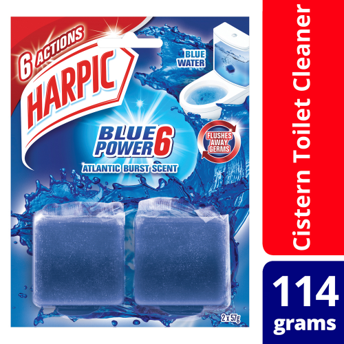 Harpic Foaming Blue Block Toilet Cleaner 2 Pack