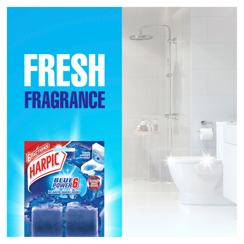 Harpic Foaming Blue Block Toilet Cleaner 2 Pack